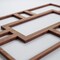 Ekena Millwork Medium Hastings Decorative Fretwork Wood Wall Panels, Walnut, 10 1/4"W x 15 3/8"H x 3/8"T WALW16X16X0375HASWA - alternate 3